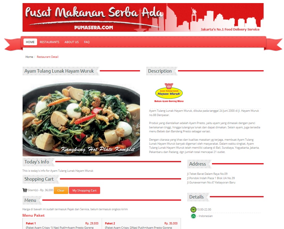 Food Ordering: Food Order Jakarta