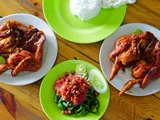 Menu Ayam Bakar Taliwang Rinjani