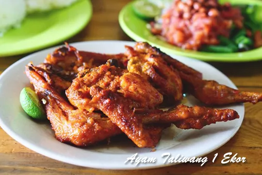 Menu Delivery Ayam Bakar Taliwang Rinjani