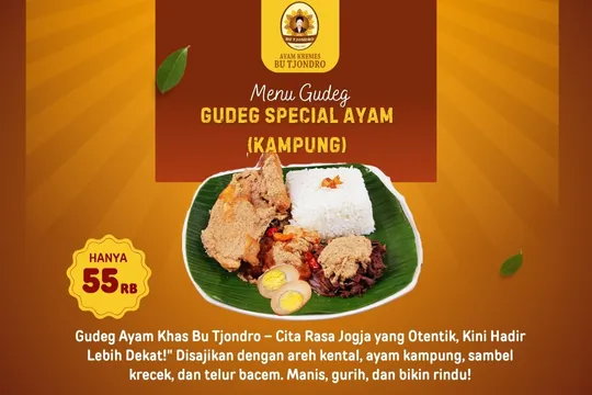 Menu Delivery Ayam Kremes Bu Tjondro