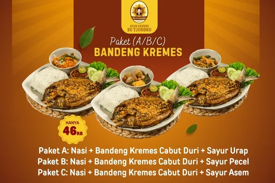 Menu Delivery Ayam Kremes Bu Tjondro