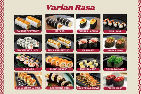 Menu Delivery Kanne Sushi