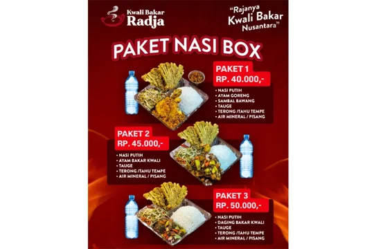 Menu Delivery Kwali Bakar Radja