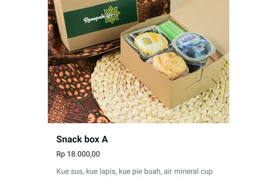 Menu Delivery Rempah Ijo