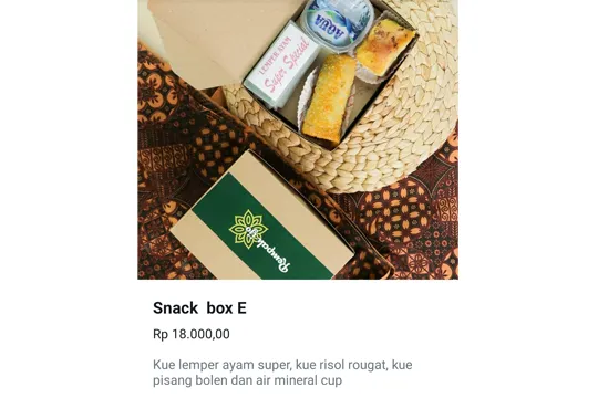 Menu Delivery Rempah Ijo