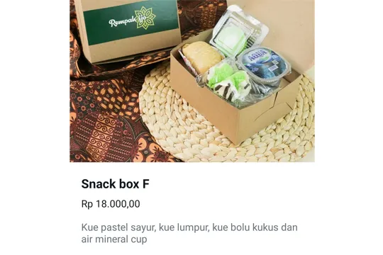 Menu Delivery Rempah Ijo