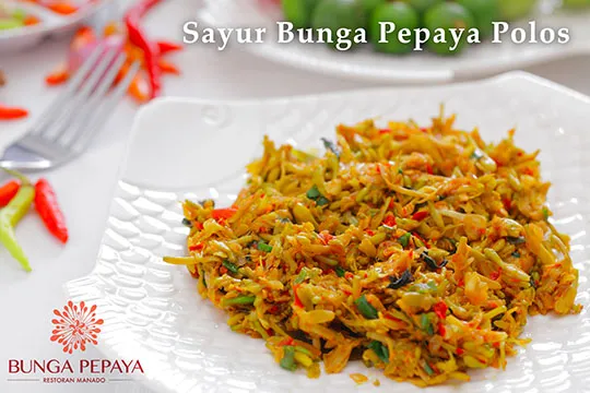 Menu Delivery Bunga Pepaya