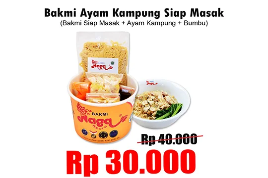 Menu Delivery Bakmi Naga