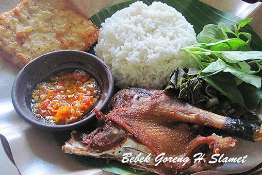 Menu Delivery Bebek Goreng Haji Slamet