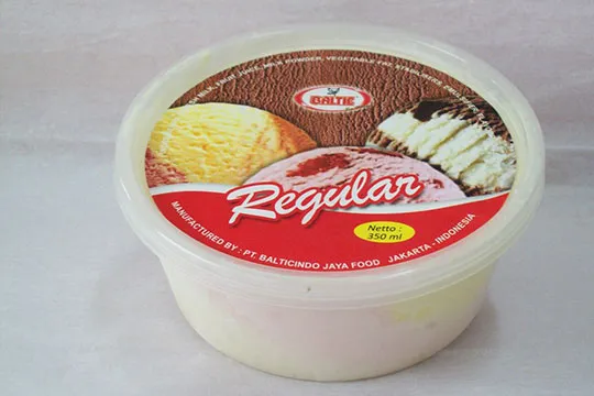 Menu Delivery Baltic Ice Cream