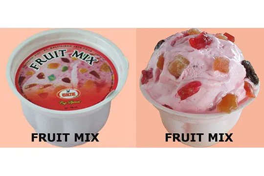 Menu Delivery Baltic Ice Cream