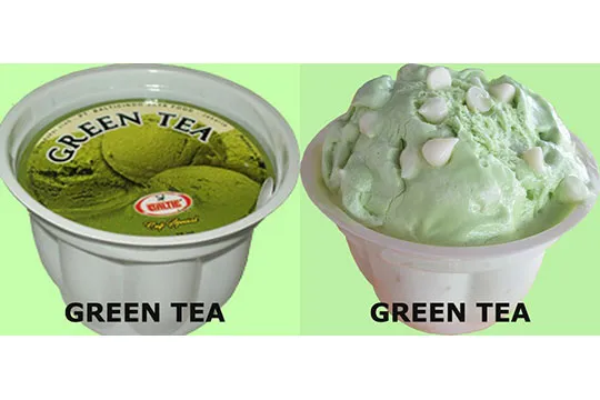 Menu Delivery Baltic Ice Cream