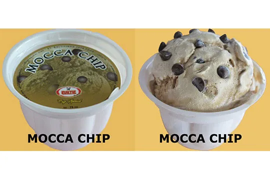 Menu Delivery Baltic Ice Cream