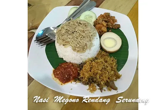 Menu Delivery Mlinjo Tomang