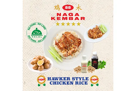 Menu Delivery Nasi Hainam Naga Kembar 88 Halal