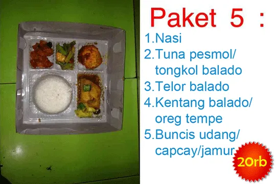 Menu Delivery Warteg Warmo