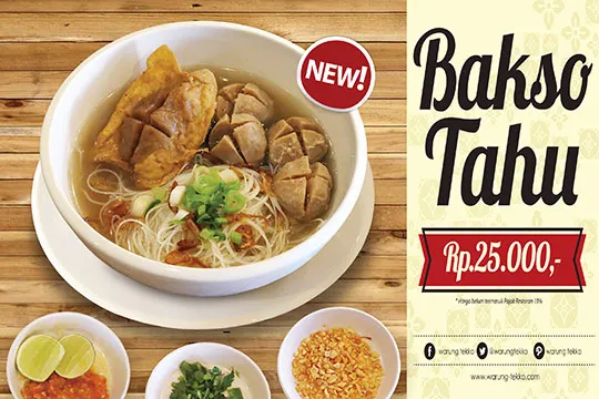 Menu Delivery Warung Tekko